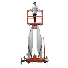 14m aluminium vertical platform lift mast lift table